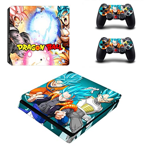 Аниме Драго и VIP балони son Goku, Зеленчуци, Супер Сайян Стикер на корицата на PS4 или PS5 за конзолата PlayStation 4 или