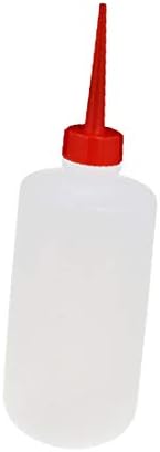 X-DREE 17-Унционная бутилка за течно лепило от полиетилен с ниска плътност Червен цвят с директно екструдиране