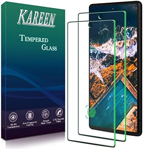 Защитно стъкло KAREEN [2] на екрана за Google Pixel 6 от закалено стъкло, съвместим с ултразвуков пръстов отпечатък, защитата