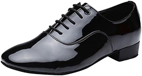 ЗУТ / Мъжки Класически Кожени Обувки с дантела-За Танго, Система за Салса, Латино Танци, обувки за Сватба