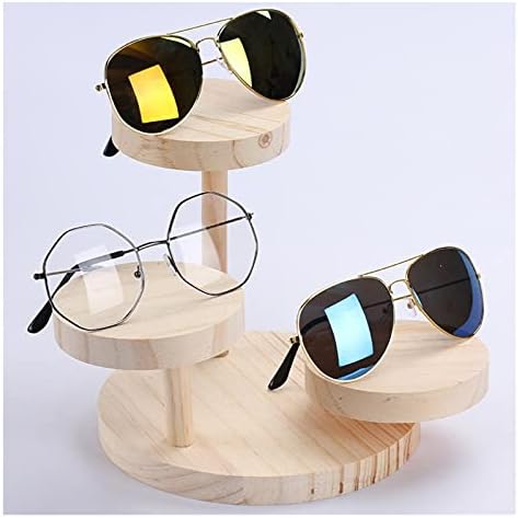 Поставка за очила PHONME Дървена Поставка За Дисплея на Точки Поставка За Очила Държач За Очила Държач За Слънчеви очила за