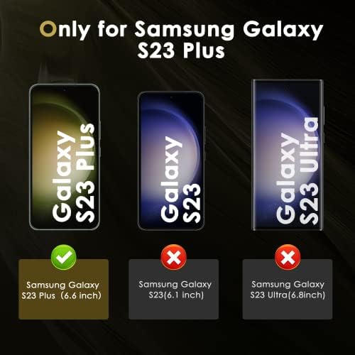 [2] Защитно фолио за екран за поверителност на Samsung Galaxy S23 Plus Asstar, подкрепа за отключване на пръстови отпечатъци,