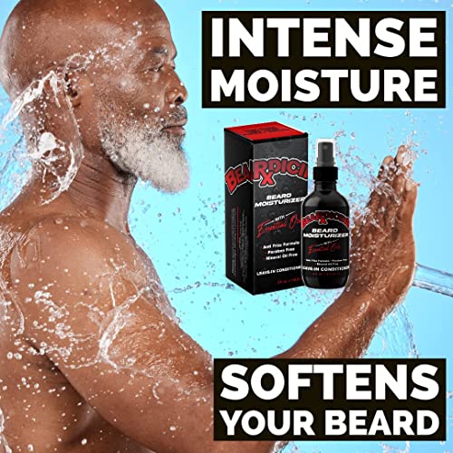 Незаличими хидратиращ крем за грижа за брада Beardicine и четка за оформяне на брада, 360 Wave Омекотяват, придават блясък и ухоженность брада.