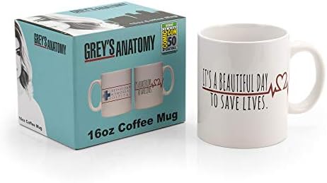 Керамични кафеена чаша Surreal Entertainment Greys Anatomy Derek Shepherd | Това е един прекрасен ден За спасяване