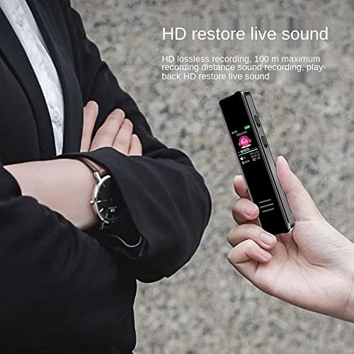 JeeKoudy Интелигентни Цифрови Диктофони, Преносими и Мини-Монохромен LCD-MP3-Плейъри 8G Voice Интелигентна Digital Sound