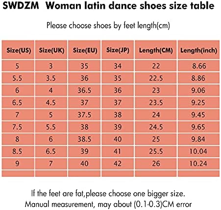 Женски обувки за латино Танци SWDZM, Сатенени Обувки За танци балната зала, за практикуване на Салса, Модел-MF1810