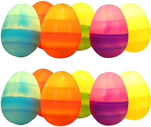 12 Бр. Led светлини за Великденски декорации, Светлини във формата на Великденски яйца на батерии, Беспламенная Мерцающая
