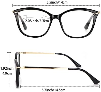 БЕЗЦЕННИ Сини Светозащитные Очила за четене за Женските Компютърни точки Cat Eye Стилни Очила за четене