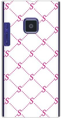 Монограм SECOND SKIN S Бял x Розово (прозрачен) Дизайн от ROTM/за LUMIX Phone 102 P/SoftBank SPS12P-PCCL-202-Y353