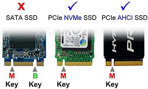 адаптер cablecc NGFF M-Key NVME M. 2 SSD за PCI-E Express 16x 3.0 X4 Без скоба Черен