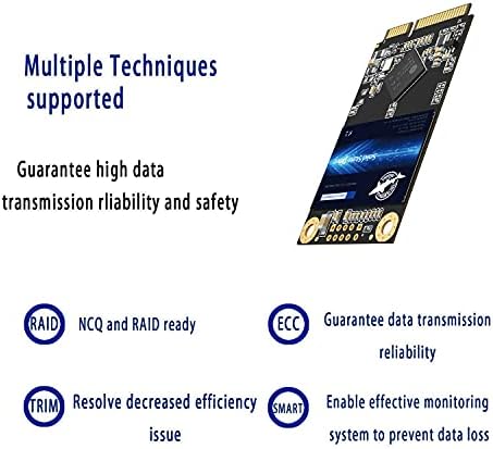 SSD mSATA 16 GB Вътрешен твърд диск Dogfish Висококачествен Твърд диск за десктоп, лаптоп SATA III 6 Gb/сек.