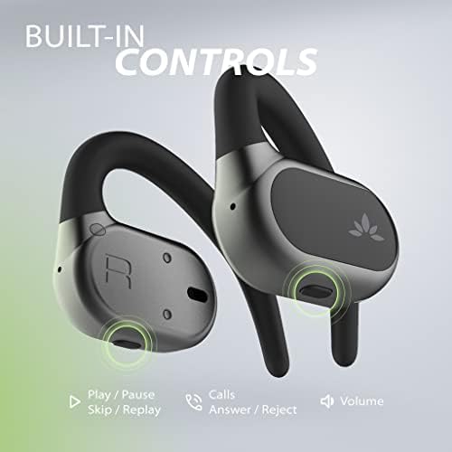Avantree Breeze - Безжични слушалки Bluetooth 5.2 с отворени уши, функция за разпознаване на околната среда, ясен