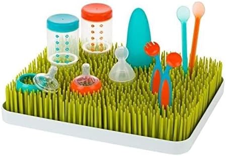 Поставка за сушене на бебешки бутилки на масата е добре Дошъл Lawn — 1 бр. — Пролет-зелен - Поставка за повиване и организатор — стоки от първа необходимост за хранене