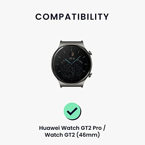 Въжета за часа kwmobile, съвместими с Huawei Watch GT2 Pro /Watch GT2 (46 мм) - Комплект от ленти от 2 сменяеми