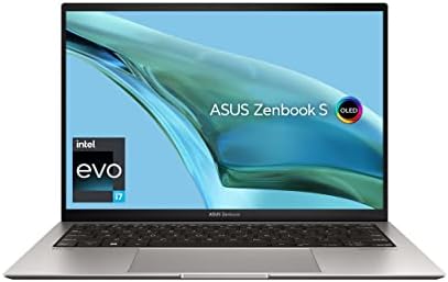 Лаптоп ASUS Zenbook S 13 OLED Ultra, сензорен дисплей 13,3 OLED 2.8 K, сертифициран Intel Evo, процесор i7-1355U,