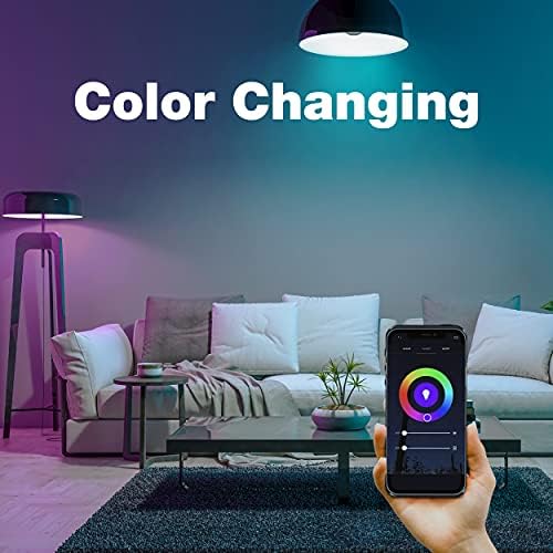 Интелигентни електрически крушки FLSNT, променящи цвета, led крушка Wi-Fi На 2,4 G, Работи с Alexa, Google Home Асистент,