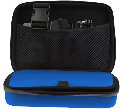 Navitech Blue Сверхпрочный Здрав, твърд калъф, Съвместим с водоустойчива спортна цифров фотоапарат SAVFY Mini WiFi