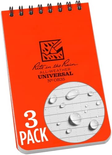 Всепогодная дръжка Обряд in the Rain EDC, Оранжева POKKA, 2 опаковки, черно мастило 0,9 мм, Fine Point (№ OR92),