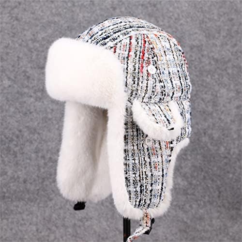 Шапка HOUKAI Thunderhead За защита на ушите, Памучен шапка за бели косми, Зимни Ски капачка за родители и деца,