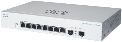 Интелигентен комутатор Cisco Business CBS220-16T-2G | 16-port GE | 2x1G SFP | 3-годишна гаранция на оборудването (CBS220-16T-2G-NA)