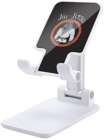 Gorilla-Боец Джиу-джицу, Поставка за мобилен телефон за Маса, Сгъваема стойка за Телефон, Регулируем Ъгъл на височина,