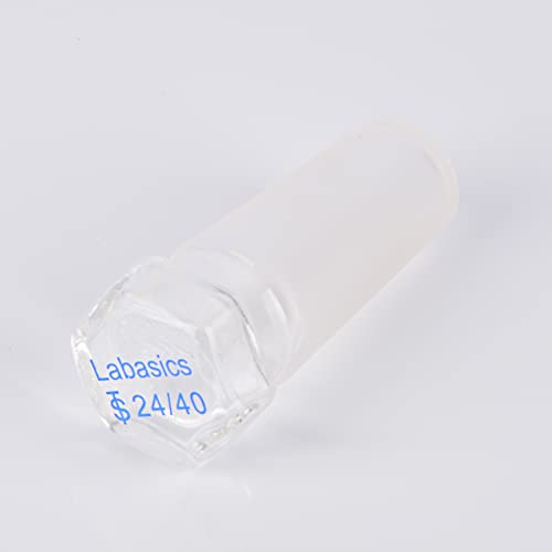 Labasics 5-Pack Стъклена Запушалка от Кухо Стъкло с Шестоъгълни Глави, Стъклена Запушалка от Кухо Стъкло с Шестоъгълни