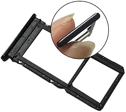 Suyitai Слот за притежателя на СИМ-карти Micro SD, Разменени тава за Motorola Moto G Power XT2041-4 (Цвят: черен)