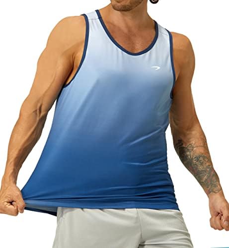 KPSUN бързо съхнещи Мъжки Спортни Блузи на Бретелях За Спорт във Фитнес зала, Зала за Бодибилдинг, Фитнес, Ризи Без Ръкави