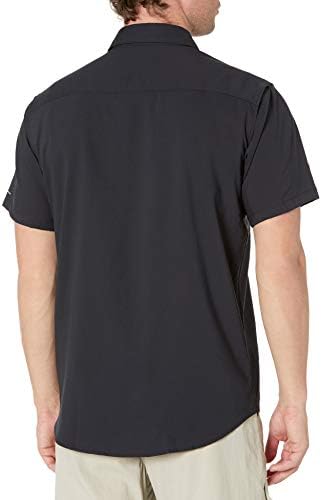 Мъжки Однотонная риза Columbia Sportswear Utilizer II с къс ръкав, Черна, X-Large