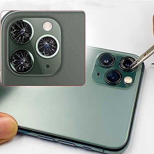 Подмяна на стъкло на Обектива на Капака на задната камера MEEFIX, Предварително Инсталиран Лепило за iPhone 11 (6,1