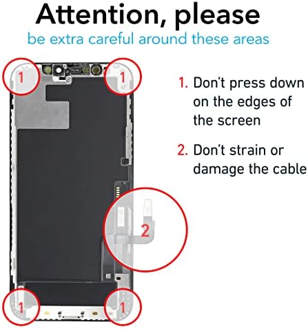 Комплект за подмяна на екрана на мобилен телефон Vietus за iPhone 13 Mini, Отзивчив Твърд OLED-дисплей, Дигитайзер