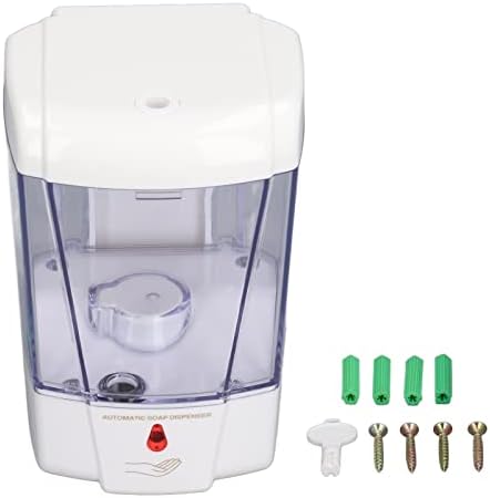 Автоматично дозиране система сапун 700 мл Прозрачен Безконтактен Опаковка сапун с Голям капацитет - Електрически Захранващи