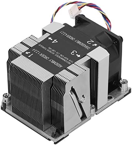 Радиатор радиатор на процесора Serounder за платформа Purley SNKP0068APS4 за LGA 36470 2U и по-ГОРЕ X11 8400