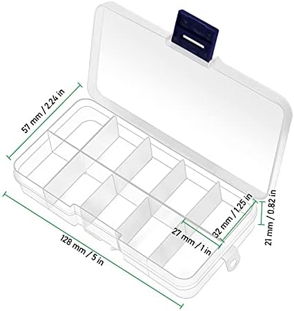 ZOENHOU 32 Опаковане на 10 Мрежи Пластмасов Контейнер-Органайзер, Цветен Пластмасов Органайзер Кутия За Съхранение