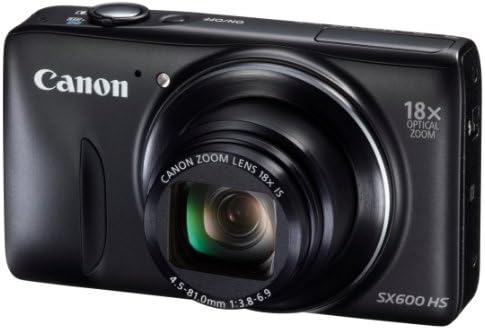 Цифров фотоапарат Canon Power Shot Sx600 Hs с 18-кратно оптично увеличение Pssx600hs - Международна версия (Без гаранция)