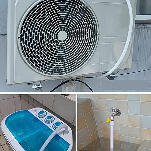LMMDDP Бял Дренаж маркуч за климатик или пералната машина, Впускная тръби, Водопроводни маркучи (Размер: 1, м)