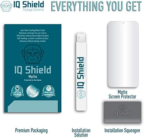 Матово защитно фолио IQ Shield, която е съвместима с Samsung Galaxy A50 (SM-A505U), с Антирефлекторно покритие и
