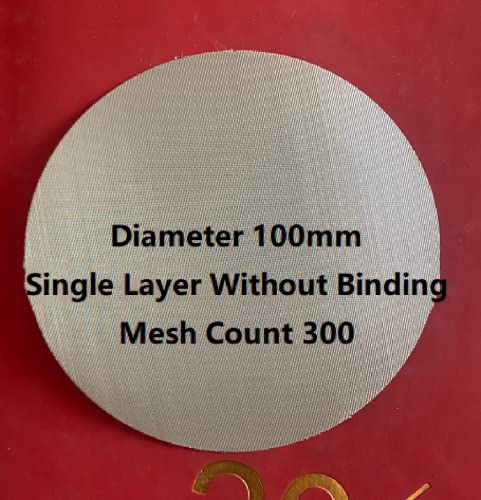 Броене на окото диаметър 100мм на екрана филтър от метална мрежа, неръждаема стомана 304 Различен (300, без да се свързват)