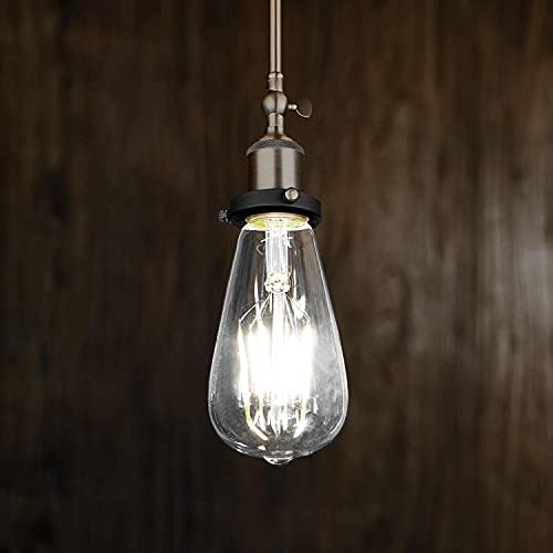 liveMAX Реколта Led крушка на Едисон, Антични Реколта крушка на Едисон с мощност 40 W, Led лампа E26 400 Лумена на Дневна светлина