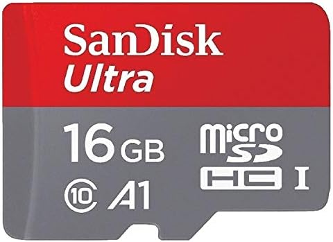 Карта памет SanDisk Ultra 16GB Micro SD Работи с Wyze Cam Outdoor, смарт камера Wyze Cam v3 клас 10 U1 UHS-I