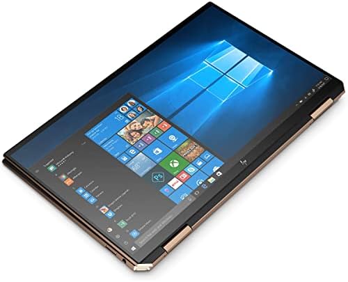 HP Spectre X360 с 13,3-инчов сензорен екран 4K UHD, 512 GB SSD-диск + 32gb Optane 4.2 GHz 11-то поколение i5 (8 GB оперативна памет, i5-1135G7, Windows 10 Home Intel Iris XE Graphics) Nightfall Black, 13-aw2003dx (обновена)