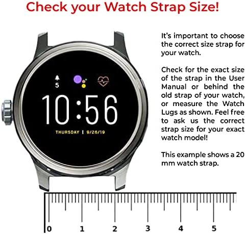 Быстросъемный каишка за часовник ONE ECHELON, съвместим с Samsung Galaxy Watch Active 2, 40-мм силикон каишка за часовник