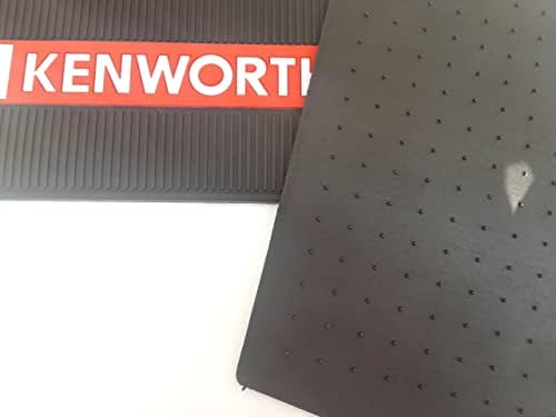 Kenworth OEM Черни Гумени постелки за пода с логото на марката са Подходящи за всички модели T600 T800 W900 до 2000 година на Издаване - при всякакви метеорологични условия /Освоб