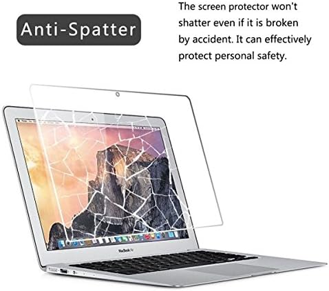 Защитно фолио за лаптоп Zshion за Macbook Air 11 инча, Защитен слой от закалено стъкло с пълно покритие за Macbook