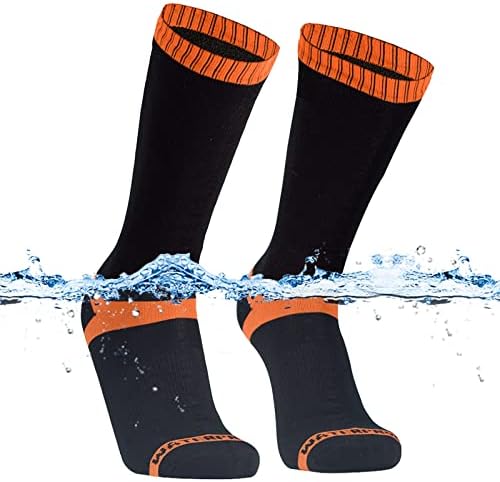 DexShell Водоустойчиви В Екстремно Студено Време Хавлиени Чорапи от Мериносова вълна С Вътрешната Линия от 3 Слоя