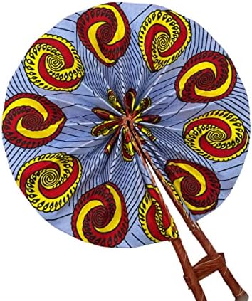 Африкански Фен / Африка Текстилен Фен / Анкарский Фен / Кожен Сгъваем Фен / Случаен дизайн