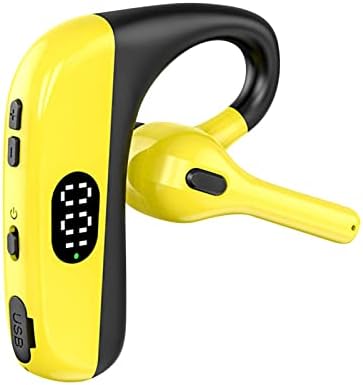 XUnion Одноухая Слушалки с Микрофон Bluetooth 5,2 Слушалки С Led Дисплей Водоустойчив Слушалки Безжични Слушалки Хендсфри