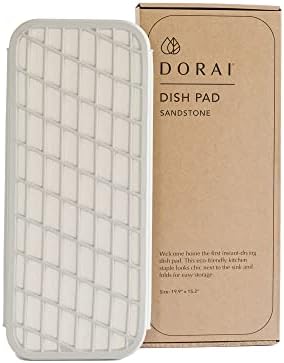 Подложка за чинии Dorai Home – Сгъваем кухненски подложка за сушене – Опаковани в областта на силиконовата лента
