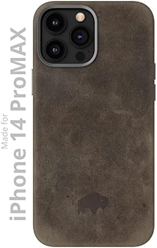 Кожен калъф BLACKBROOK за iPhone 14 Pro Max, който е съвместим с MagSafe - Калъф Barlow от естествена кожа