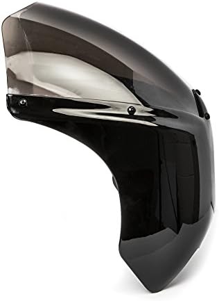 Комплект предното стъкло с обтекателем фарове Krator Black & Smoke е Съвместим с Honda VF Magna Stateline 500